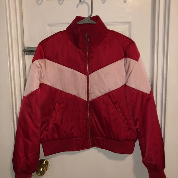 Vintage Puffer Jacket Red & Pink - Picture 3 of 3